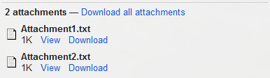 Files Attached in Gmail