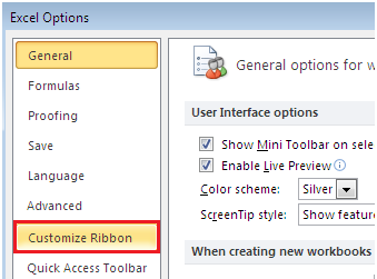 Enable Developer Tab in MS Excel