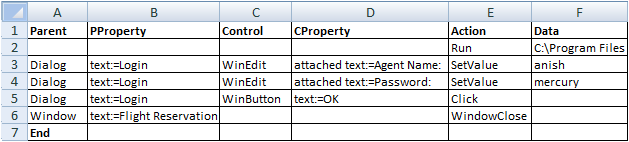 Keyword Driven Framework - Excel Sheet Preparation