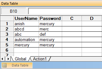 Multiple Rows in Data Table