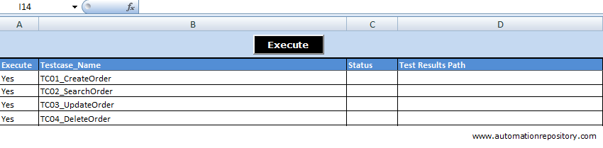 One Click Execution Of Test Scripts