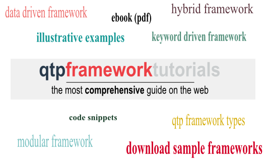QTP Framework Tutorials - Framework Types, Code Snippets & Sample Frameworks for Download