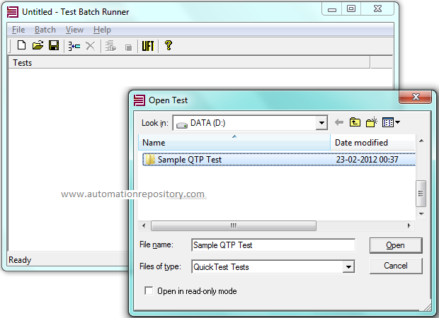 Test Batch Runner Tool