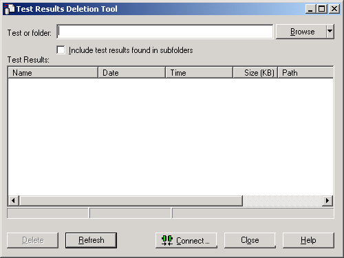 Test Results Deletion Tool
