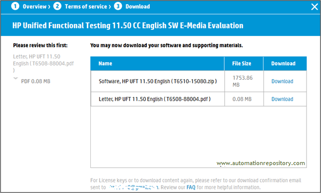 UFT 11.5 - Download Link